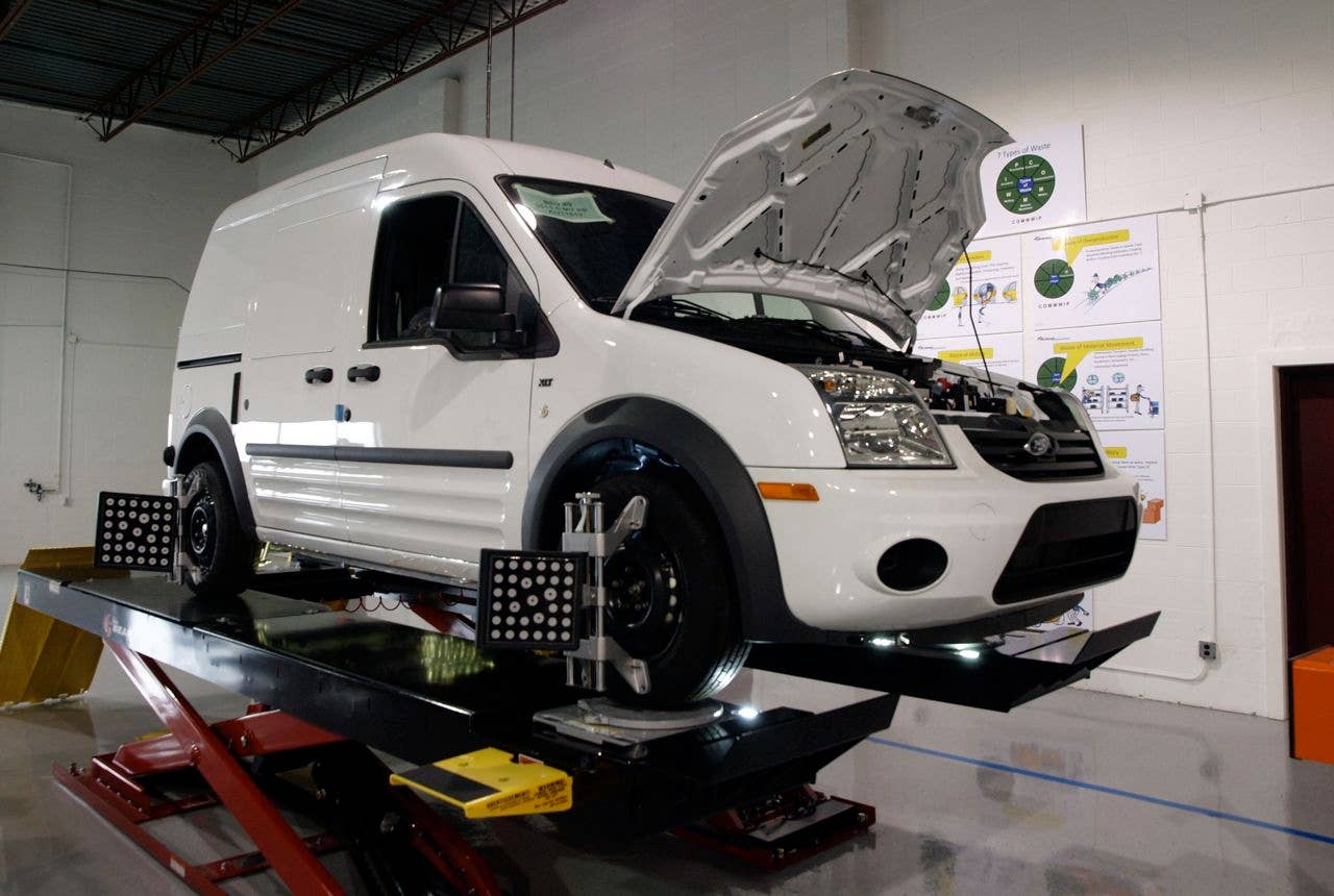 ford transit connect electric van