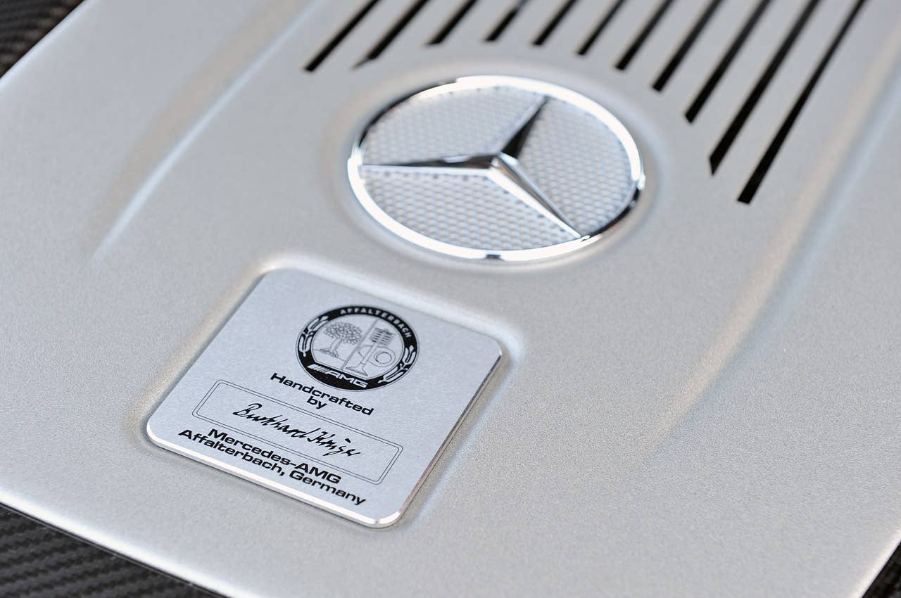 2013 Mercedes-Benz SL65 AMG engine detail