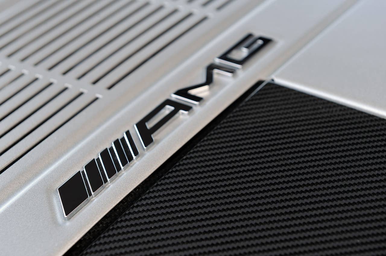 2013 Mercedes-Benz SL65 AMG engine detail
