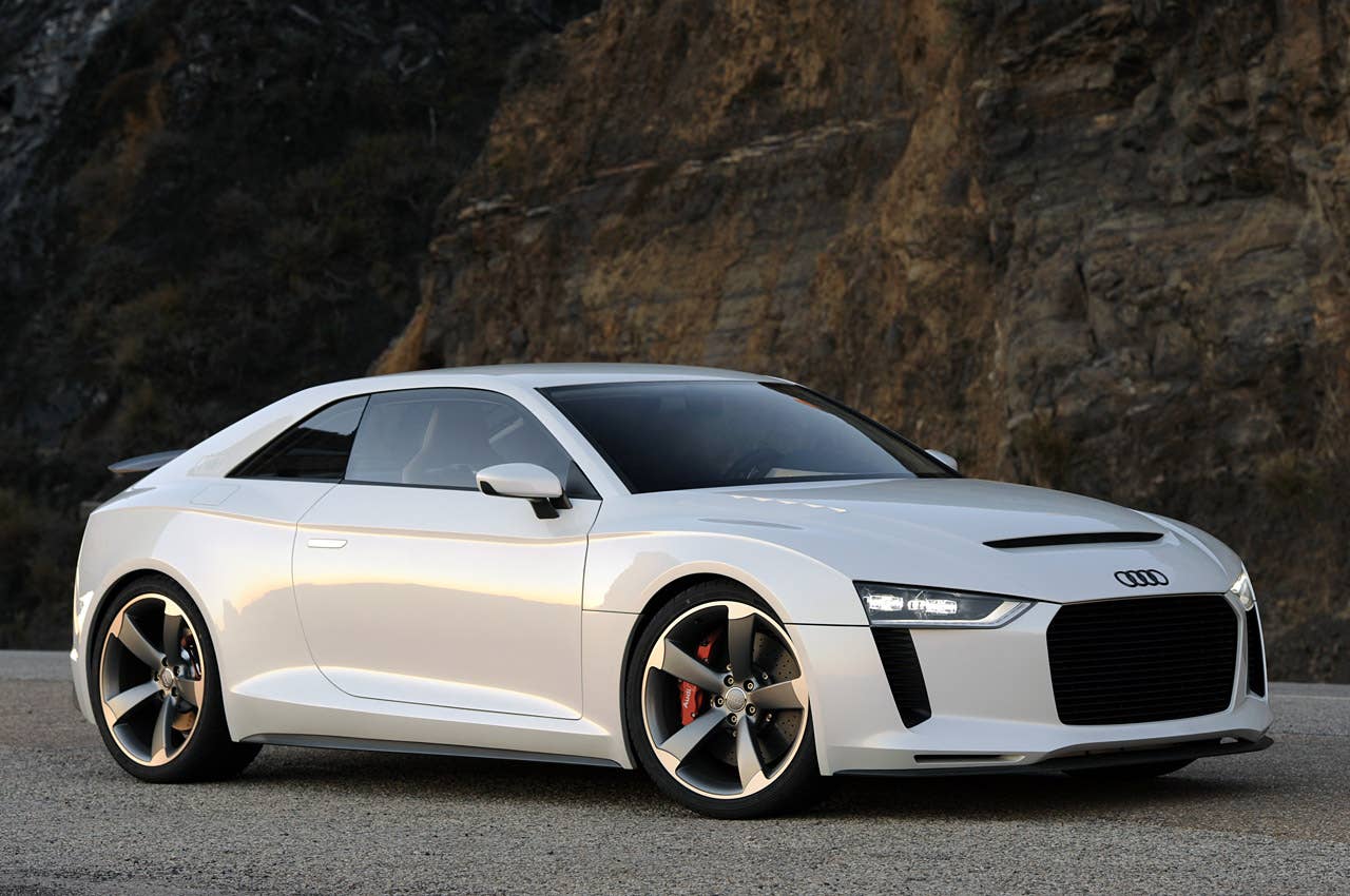 Audi Quattro Concept front 3/4 view