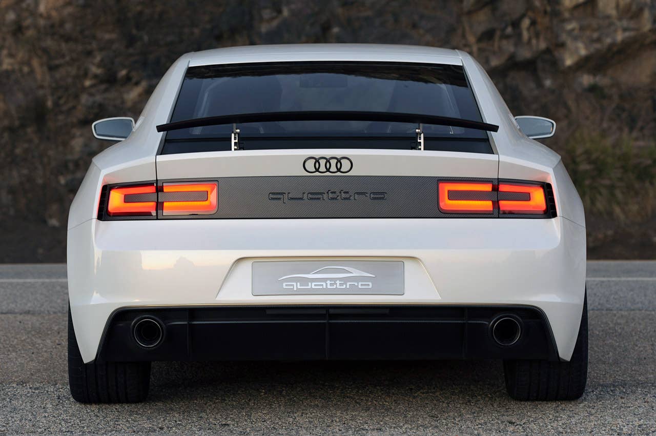Audi Quattro Concept rear view