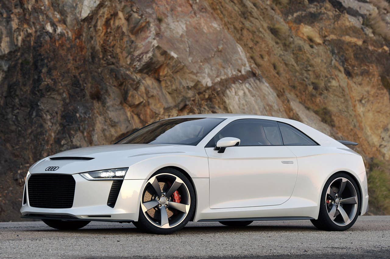 Audi Quattro Concept front 3/4 view