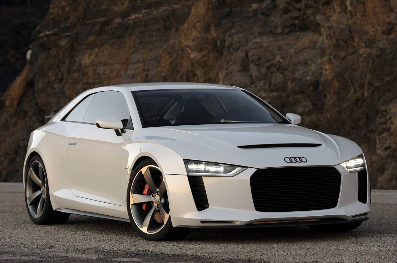 Audi Quattro Concept front 3/4 view
