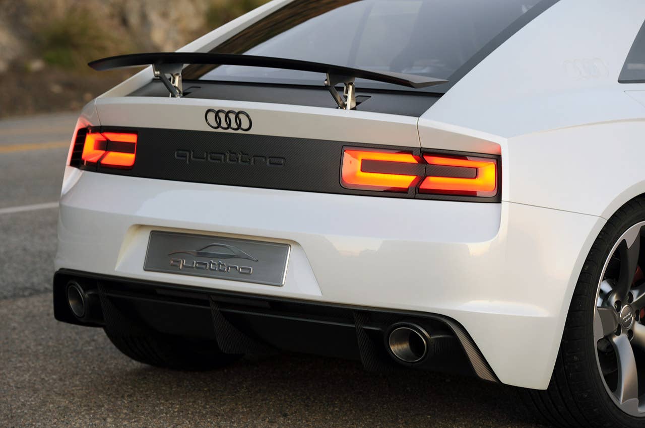 Audi Quattro Concept rear detail