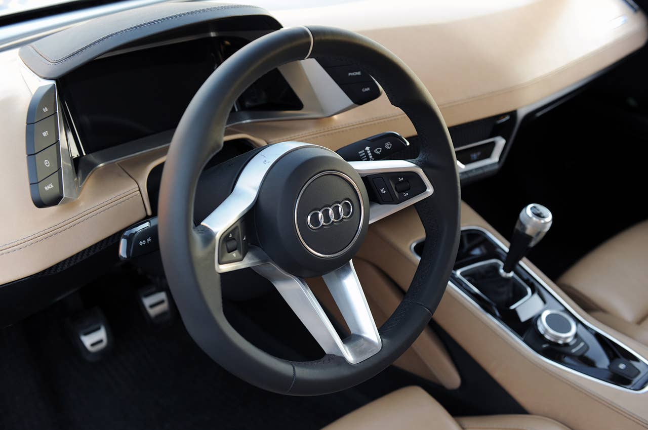 Audi Quattro Concept steering wheel