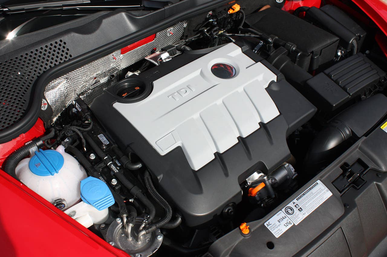 2013 Volkswagen Beetle TDI Convertible engine