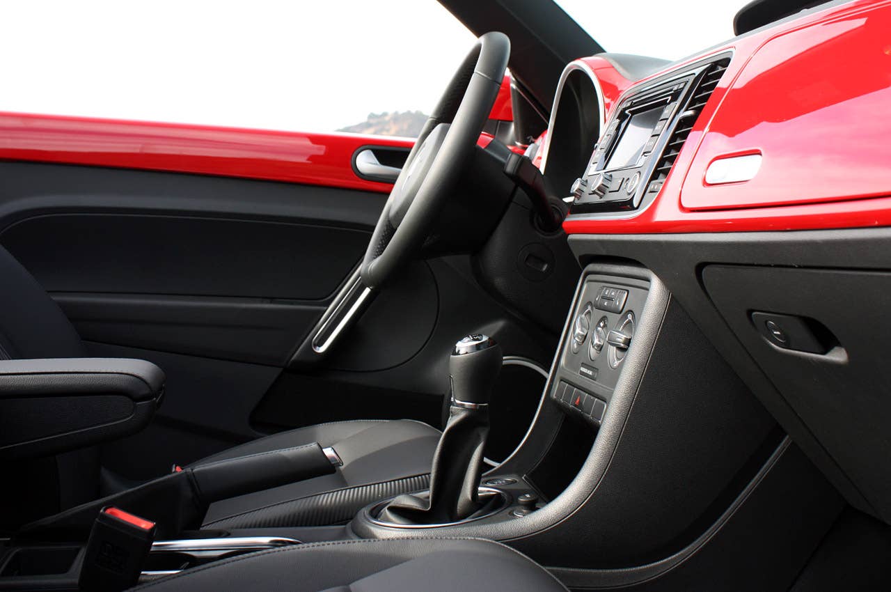 2013 Volkswagen Beetle TDI Convertible interior