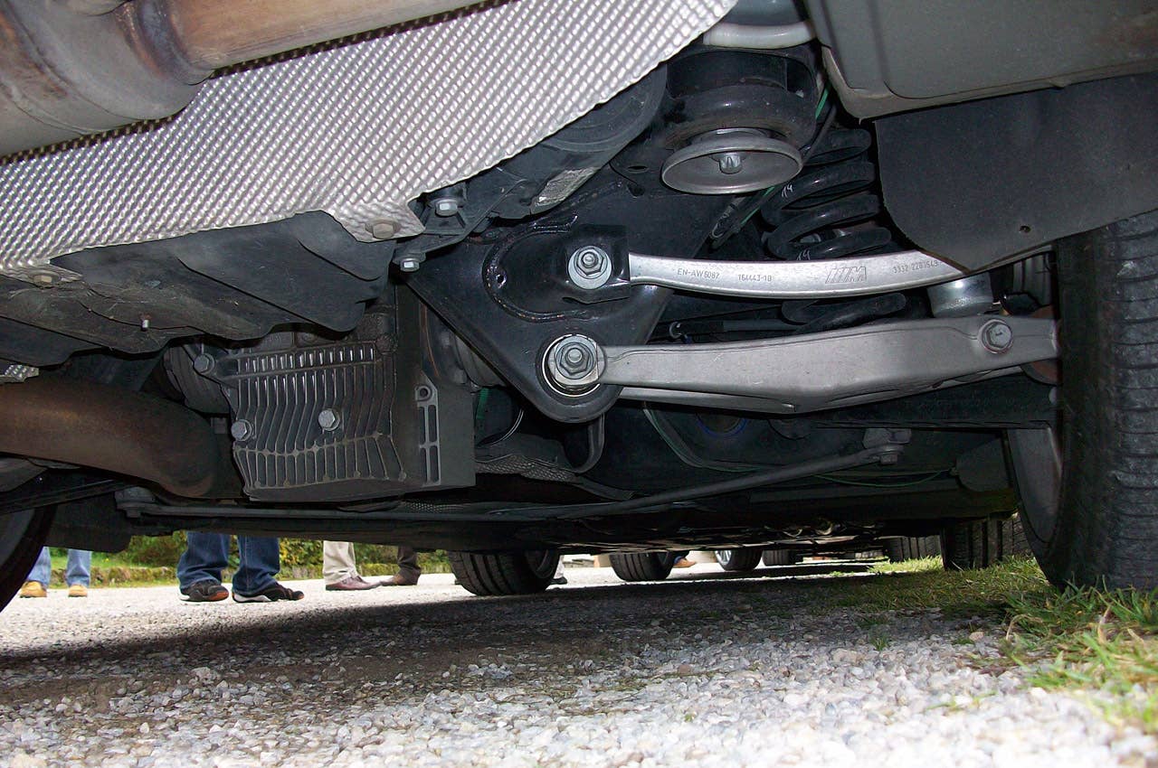 2012 BMW 1-Series M Coupe Prototype rear suspension