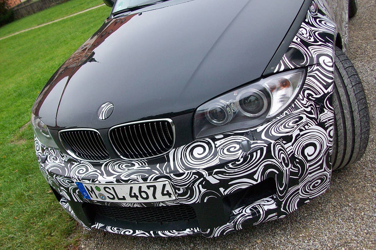 2012 BMW 1-Series M Coupe Prototype front detail