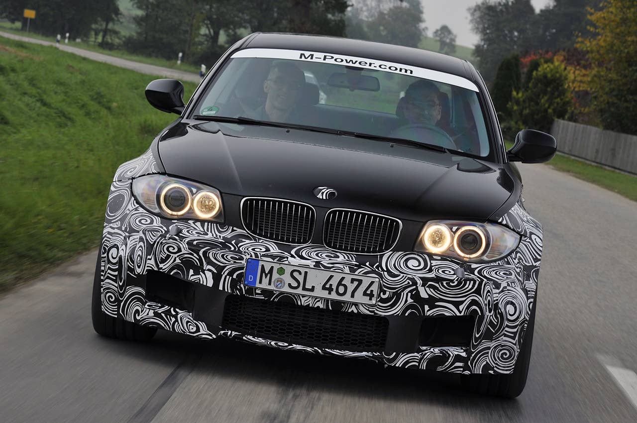 2012 BMW 1-Series M Coupe Prototype front driving view