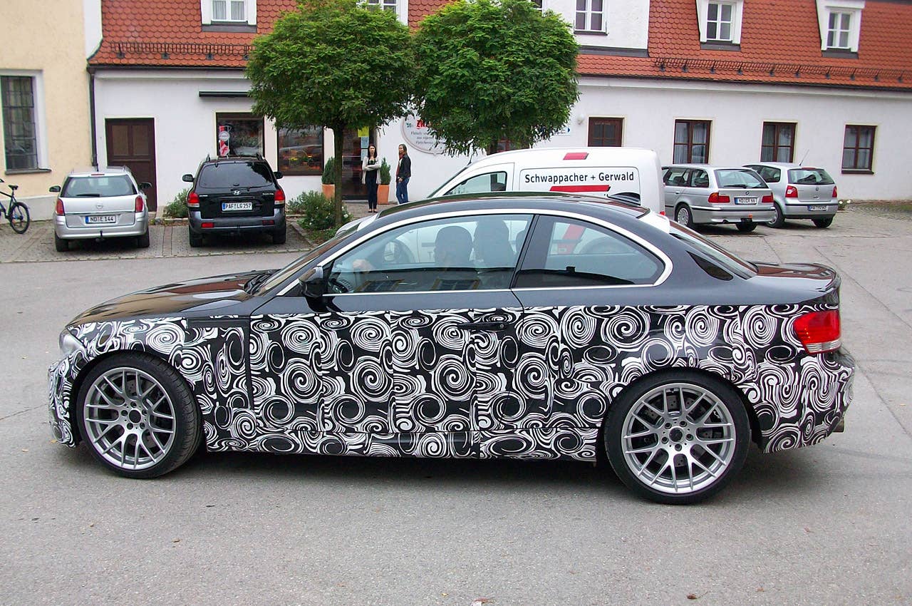2012 BMW 1-Series M Coupe Prototype side view