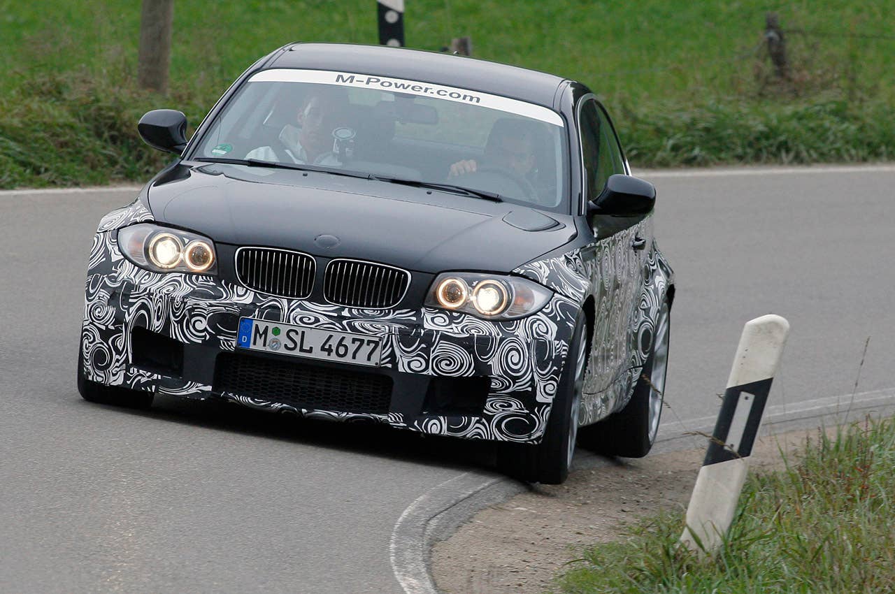 2012 BMW 1-Series M Coupe Prototype front driving view