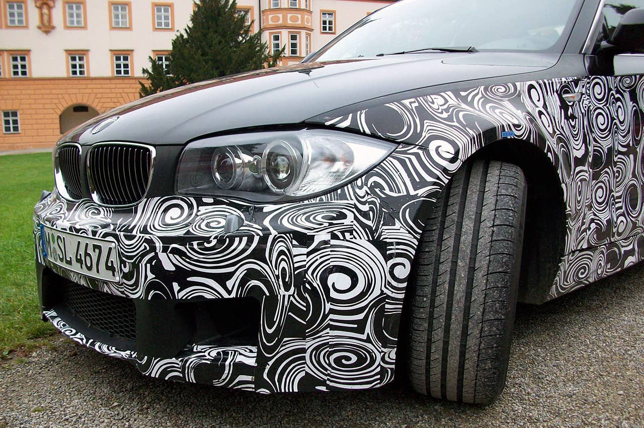 2012 BMW 1-Series M Coupe Prototype front detail