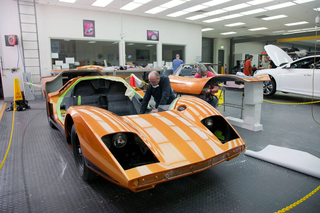 Holden Hurricane Concept during restoration