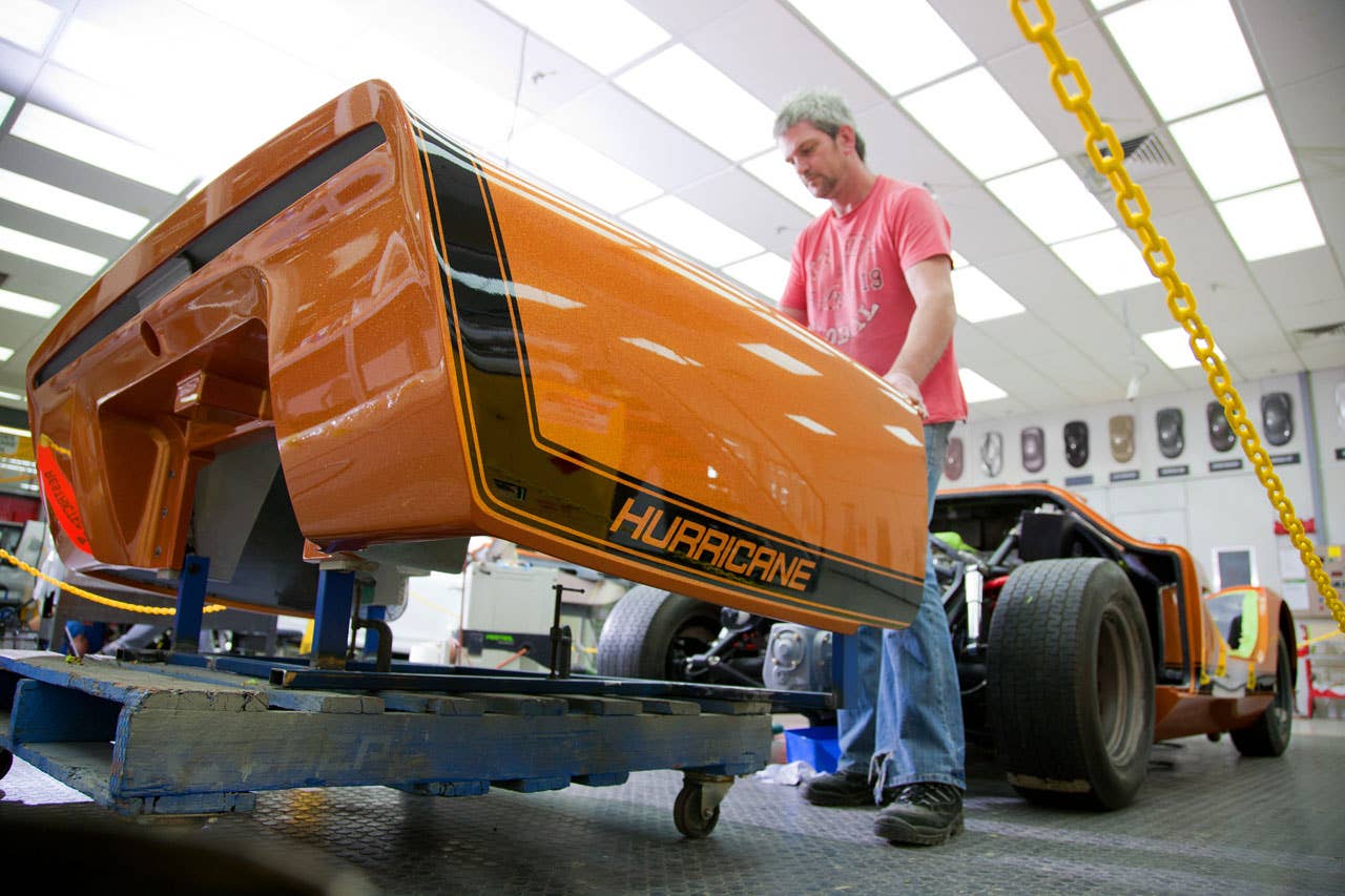 Holden Hurricane Concept during restoration