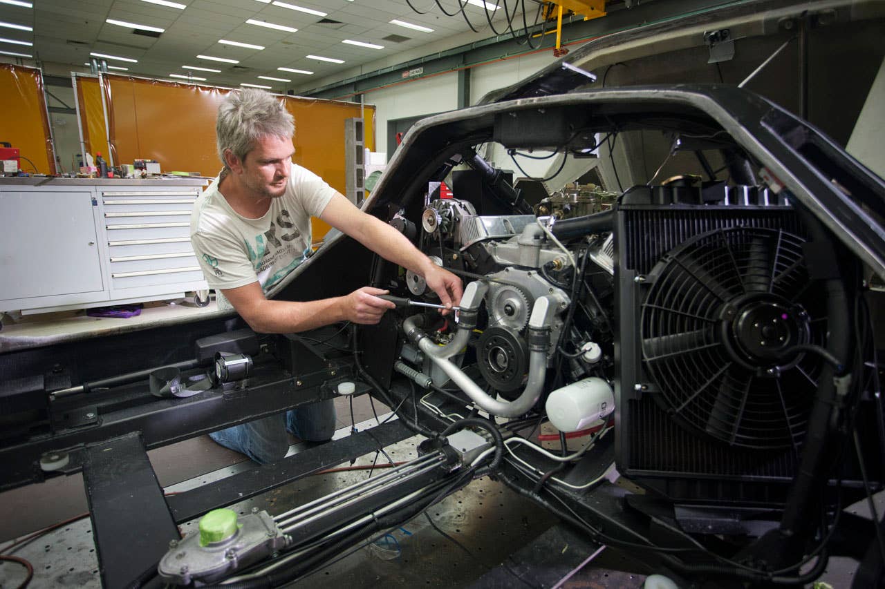 Holden Hurricane Concept during restoration