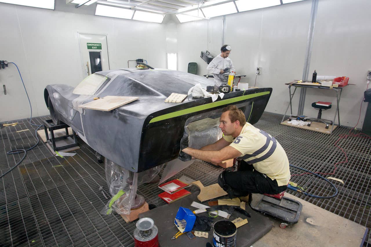 Holden Hurricane Concept during restoration