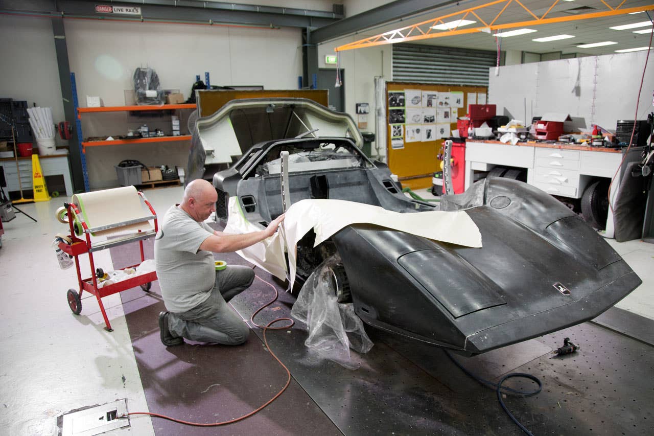 Holden Hurricane Concept during restoration