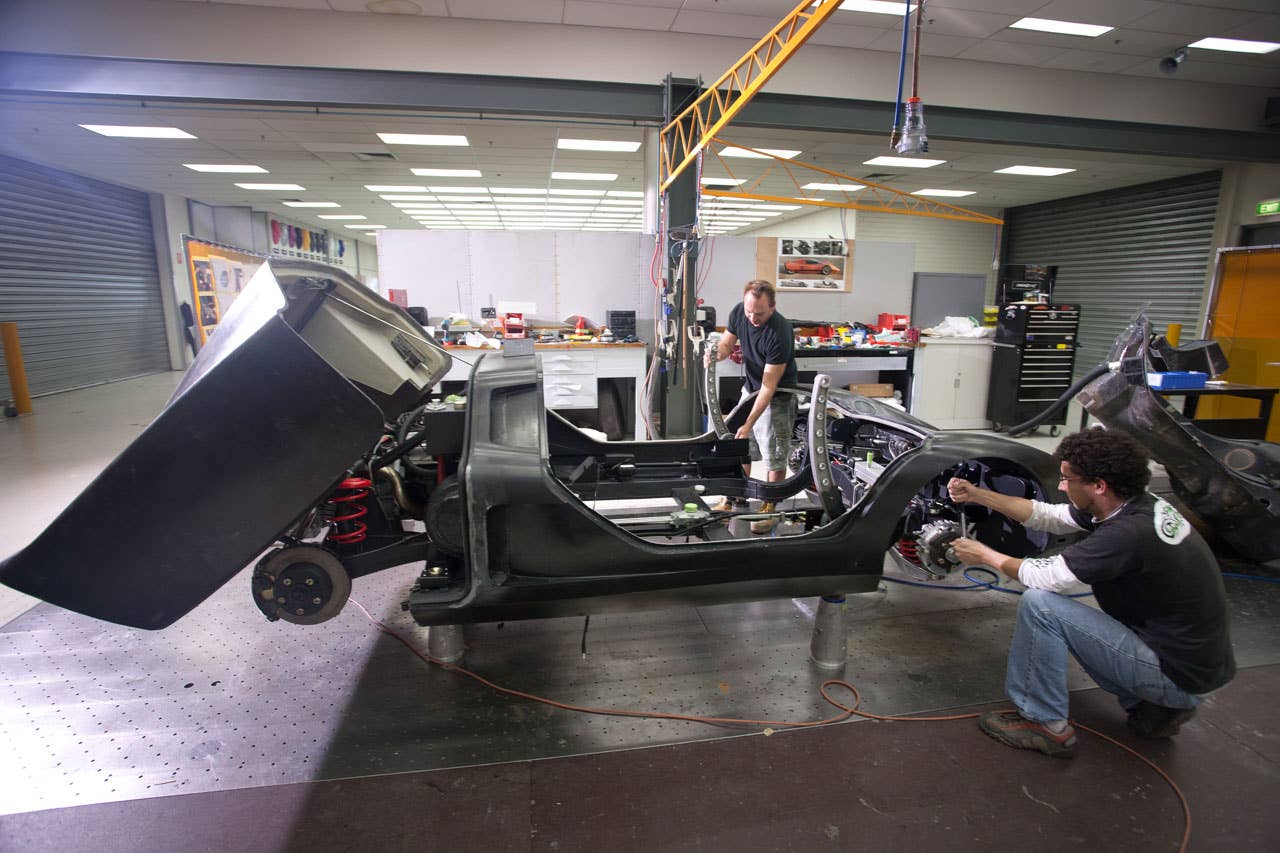 Holden Hurricane Concept during restoration