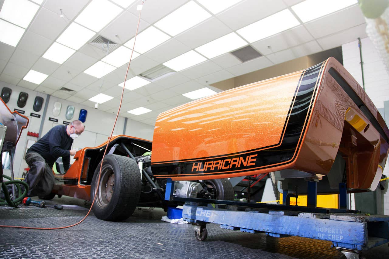 Holden Hurricane Concept during restoration