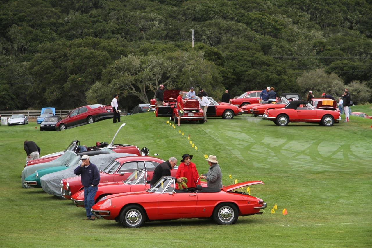 Alfa Romeo 100th birthday at Concorso Italiano