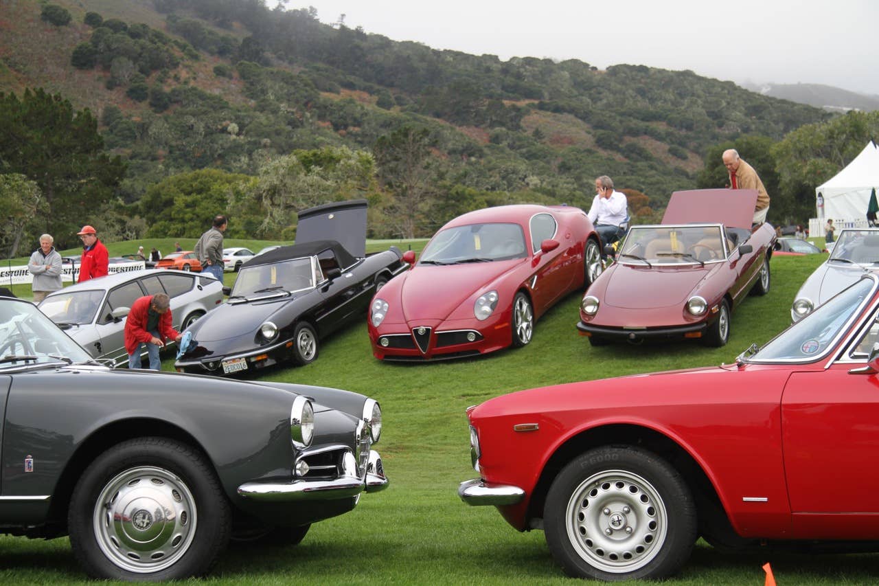Alfa Romeo 100th birthday at Concorso Italiano