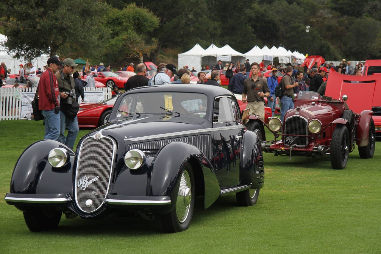 Alfa Romeo 100th birthday at Concorso Italiano