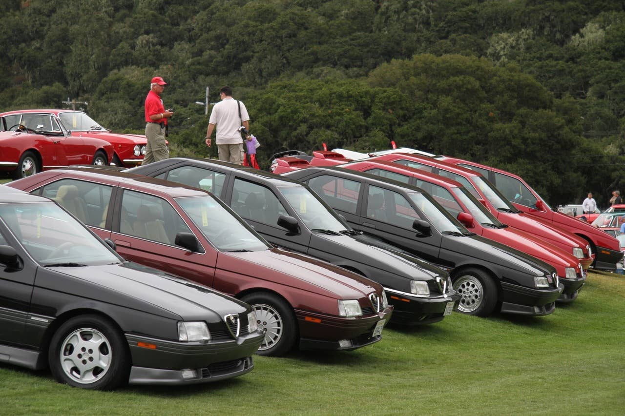 Alfa Romeo 100th birthday at Concorso Italiano