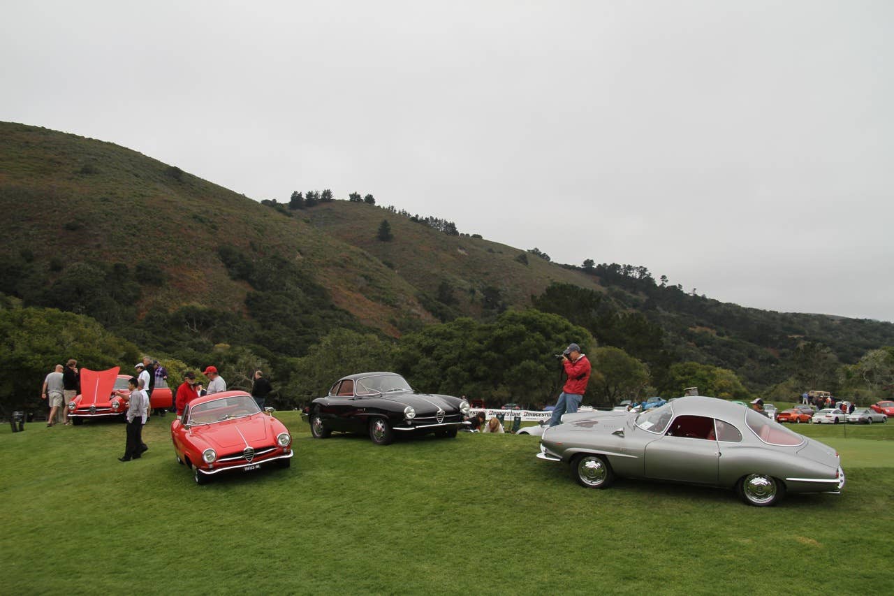 Alfa Romeo 100th birthday at Concorso Italiano