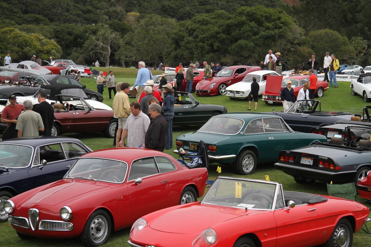 Alfa Romeo 100th birthday at Concorso Italiano
