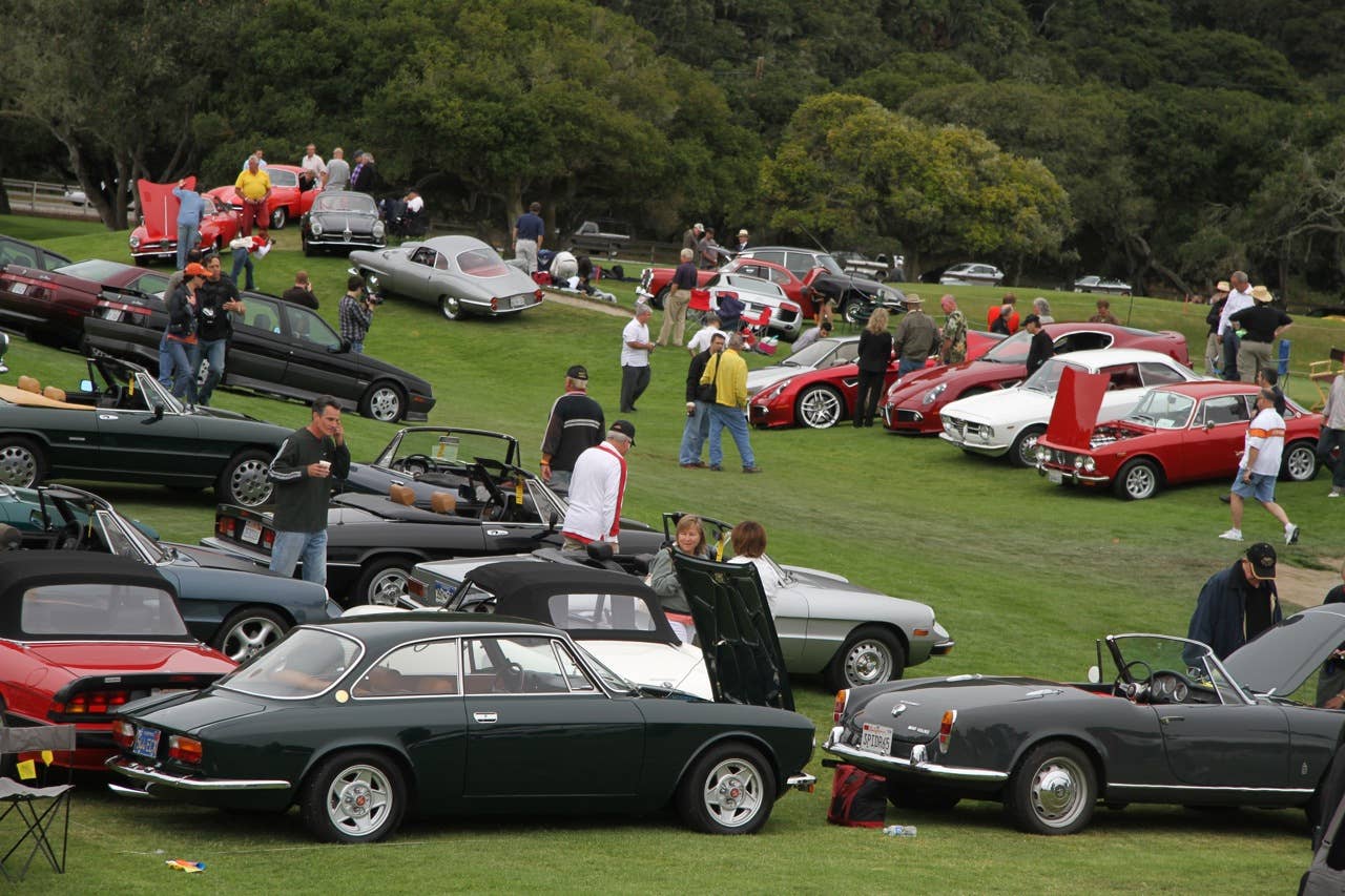 Alfa Romeo 100th birthday at Concorso Italiano