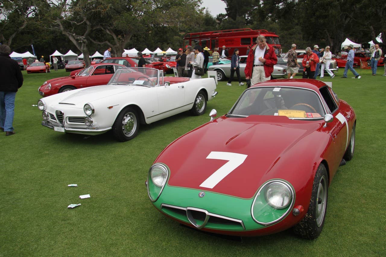 Alfa Romeo 100th birthday at Concorso Italiano