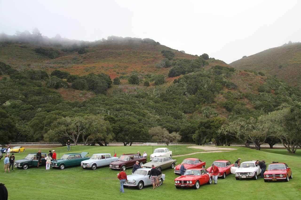 Alfa Romeo 100th birthday at Concorso Italiano