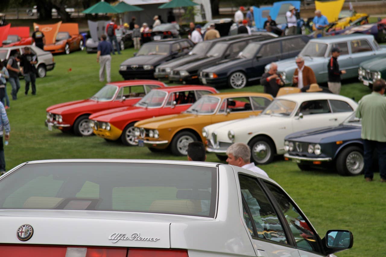 Alfa Romeo 100th birthday at Concorso Italiano