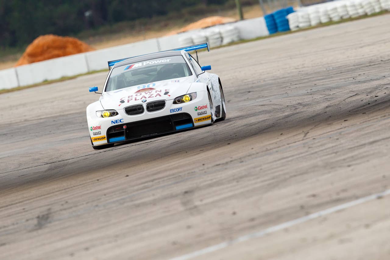 BMW Story of Joy livery makes debut on M3 GT at Sebring Winter Test for American Le Mans Series 2010. February 22, 2010.