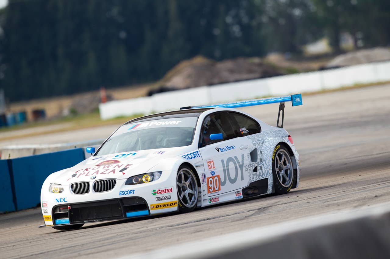 BMW Story of Joy livery makes debut on M3 GT at Sebring Winter Test for American Le Mans Series 2010. February 22, 2010.