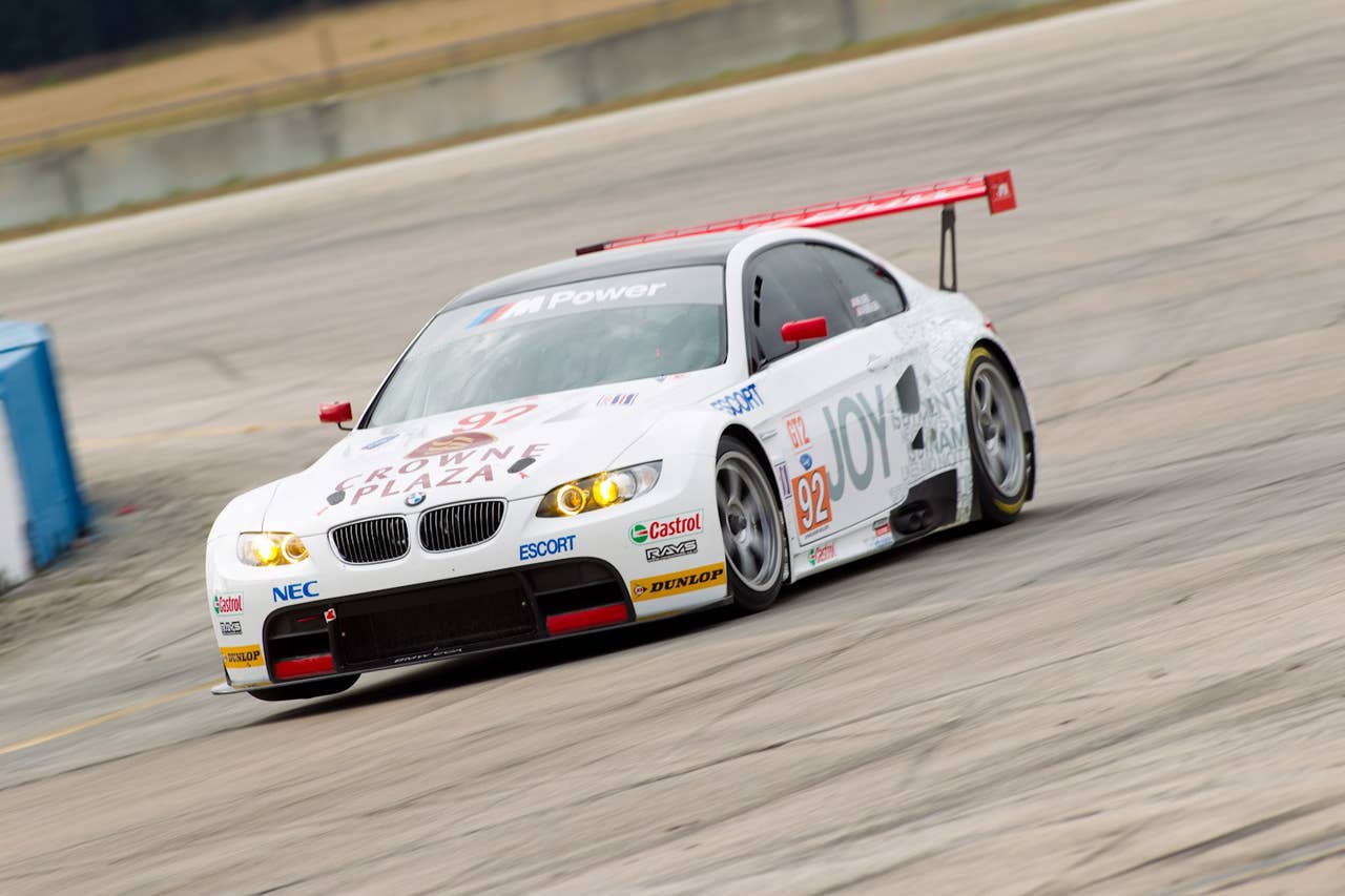 BMW Story of Joy livery makes debut on M3 GT at Sebring Winter Test for American Le Mans Series 2010. February 22, 2010.