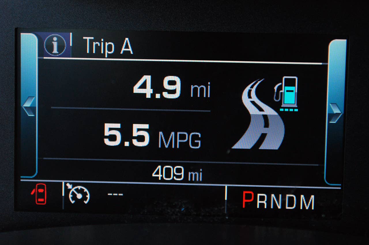 2014 Chevrolet Impala trip display