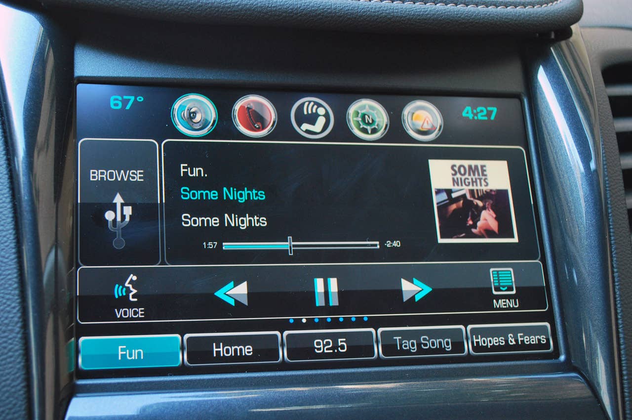 2014 Chevrolet Impala audio system display