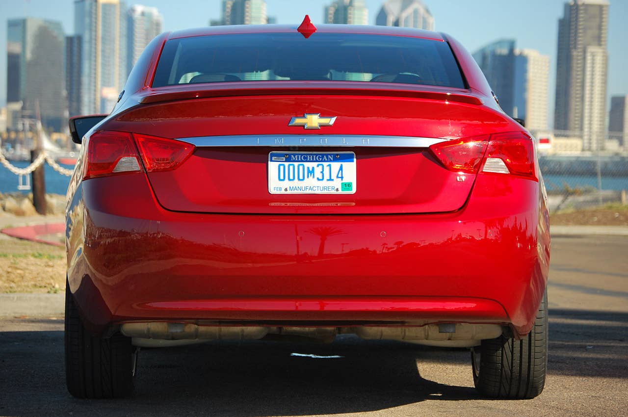 2014 Chevrolet Impala rear view