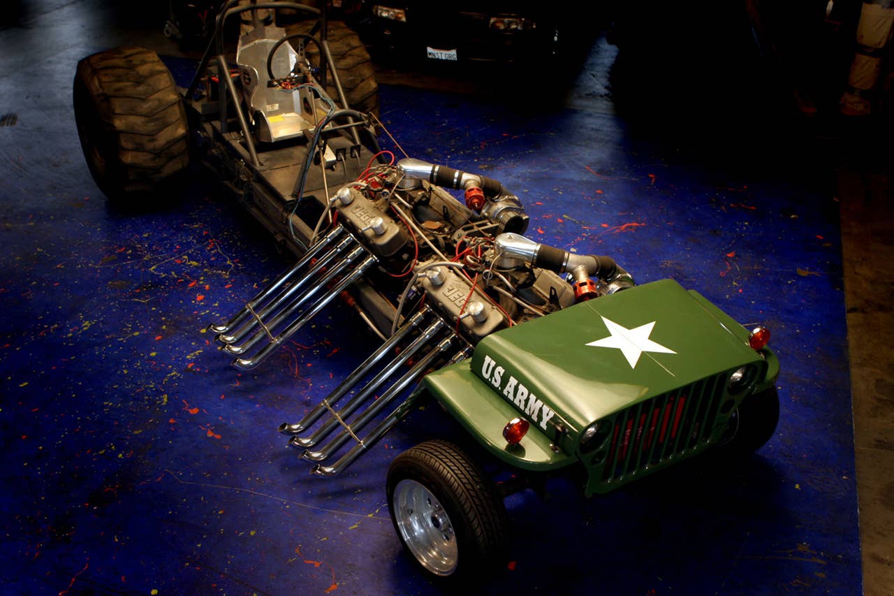 Lot 70 - 1945 JEEP WILLYS CUSTOM "ARMY TRACTOR PULL"