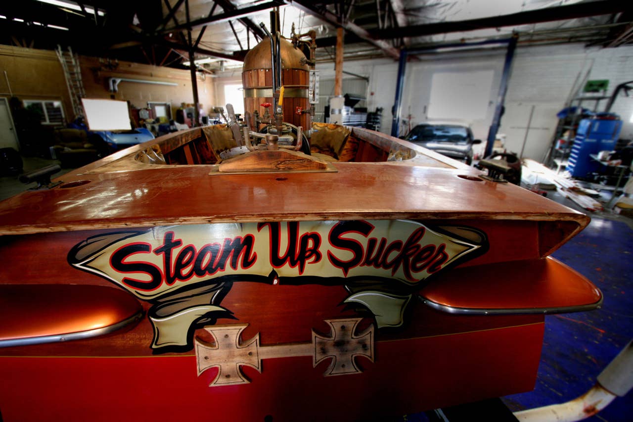Lot 67 - 1986 CHRISCRAFT   CUSTOM STEAM POWERED BOAT