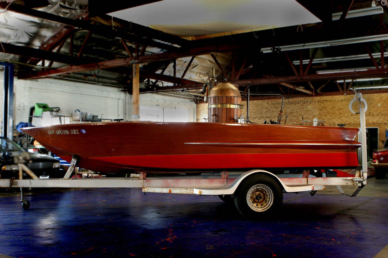 Lot 67 - 1986 CHRISCRAFT   CUSTOM STEAM POWERED BOAT