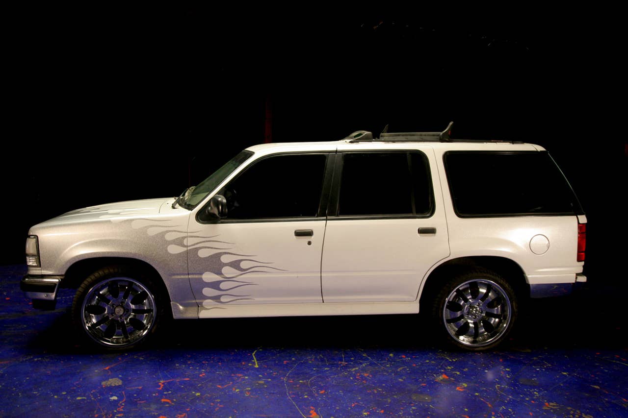 Lot 434.1 - 1994 FORD EXPLORER CUSTOM "WHITE TRASH TRUCK"