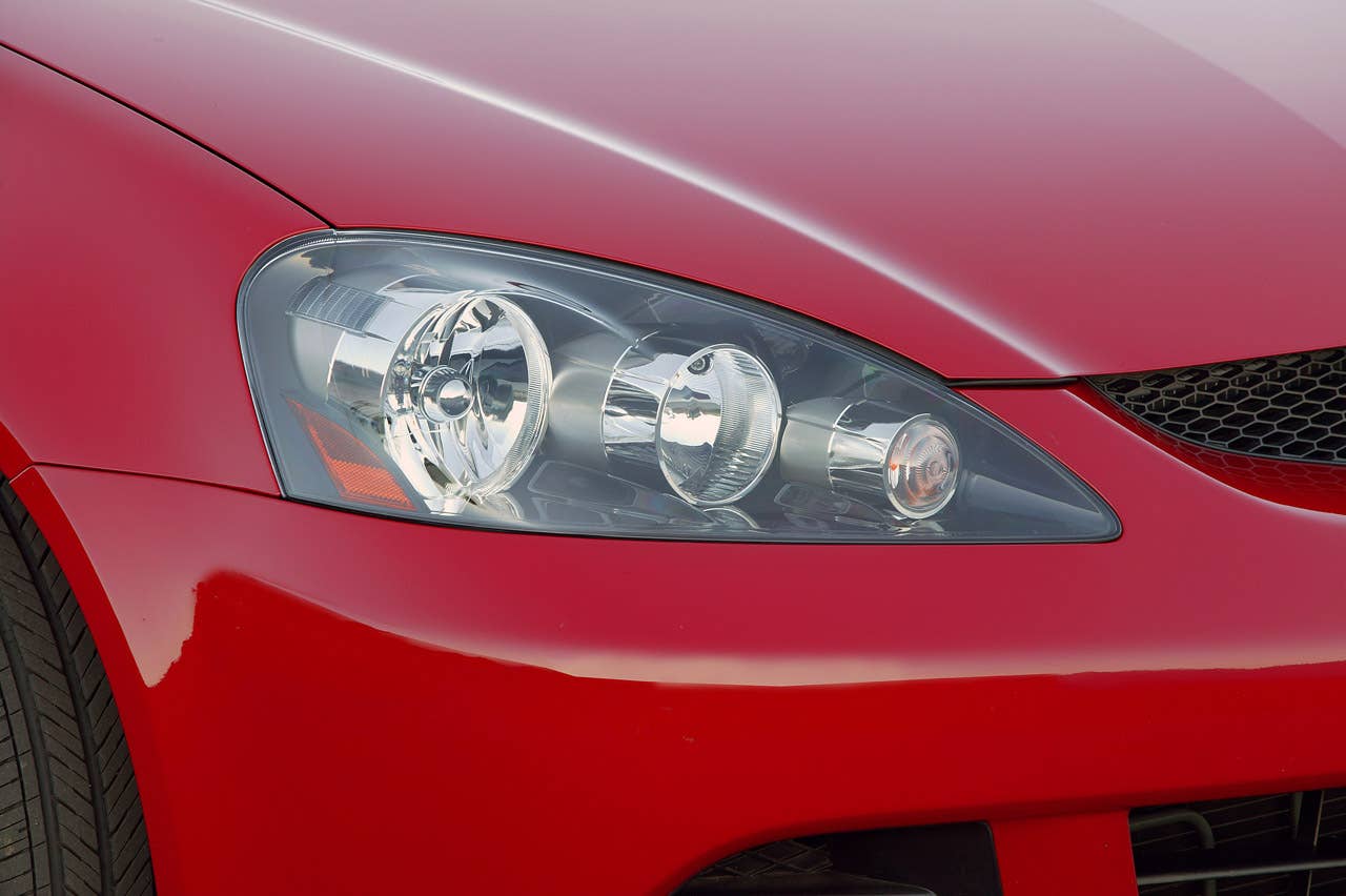 2006 Acura RSX Type-S headlight.