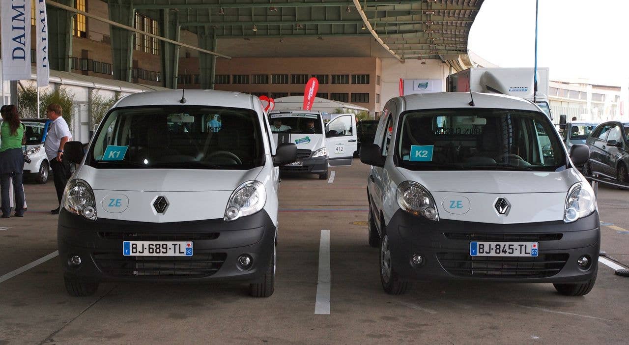 Challenge Bibendum 2011 Renault Fluence and Kangoo