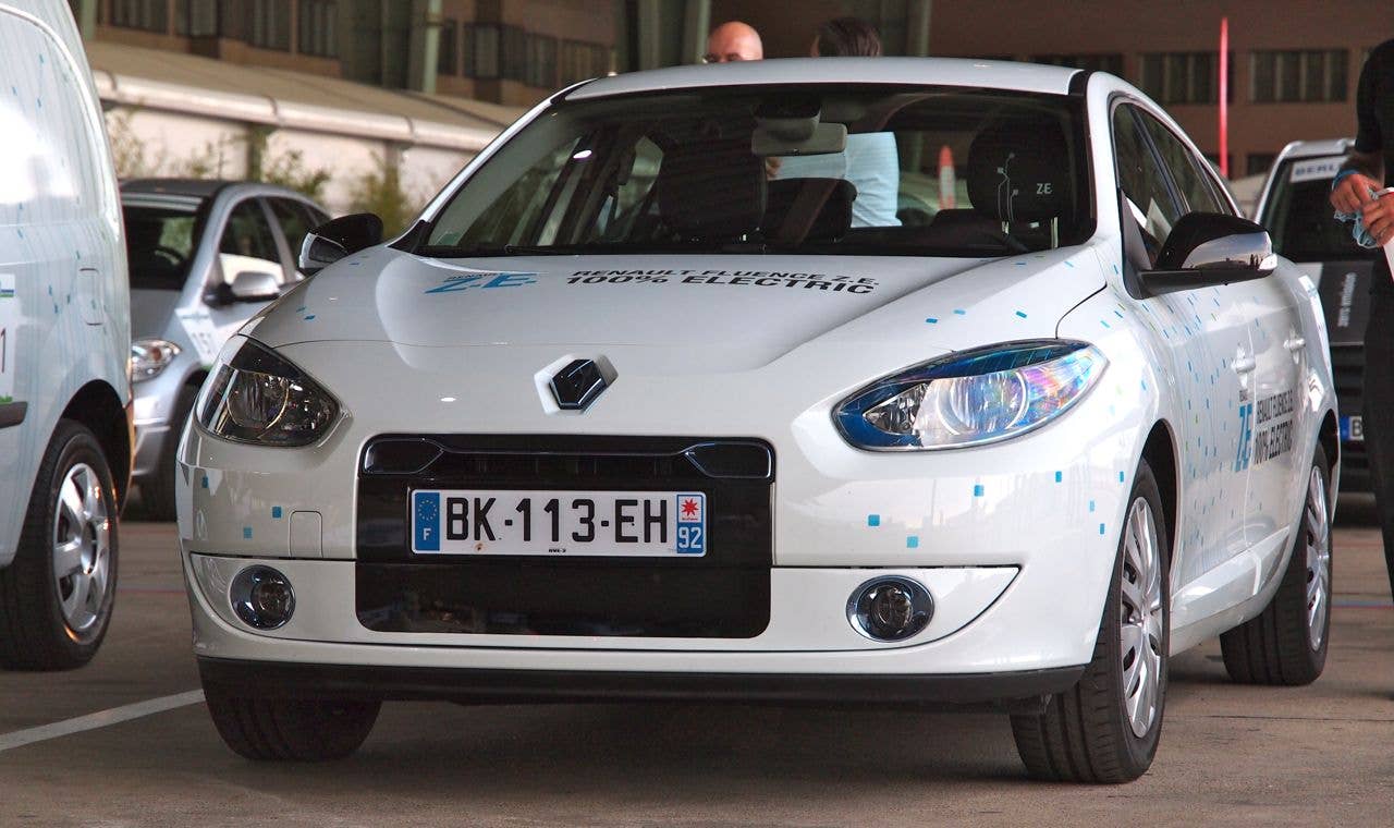Challenge Bibendum 2011 Renault Fluence and Kangoo