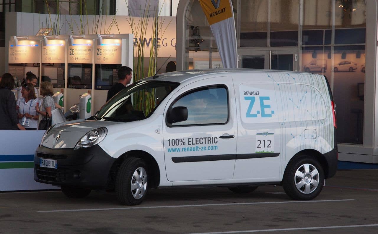 Challenge Bibendum 2011 Renault Fluence and Kangoo