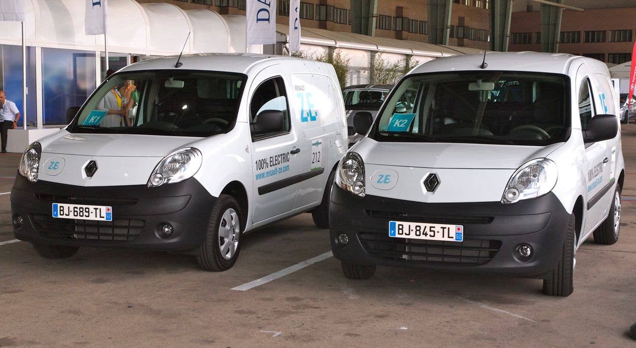 Challenge Bibendum 2011 Renault Fluence and Kangoo