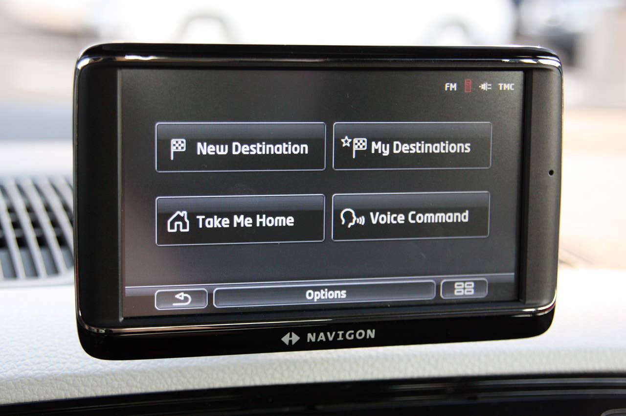 2012 Volkswagen Up! navigation system